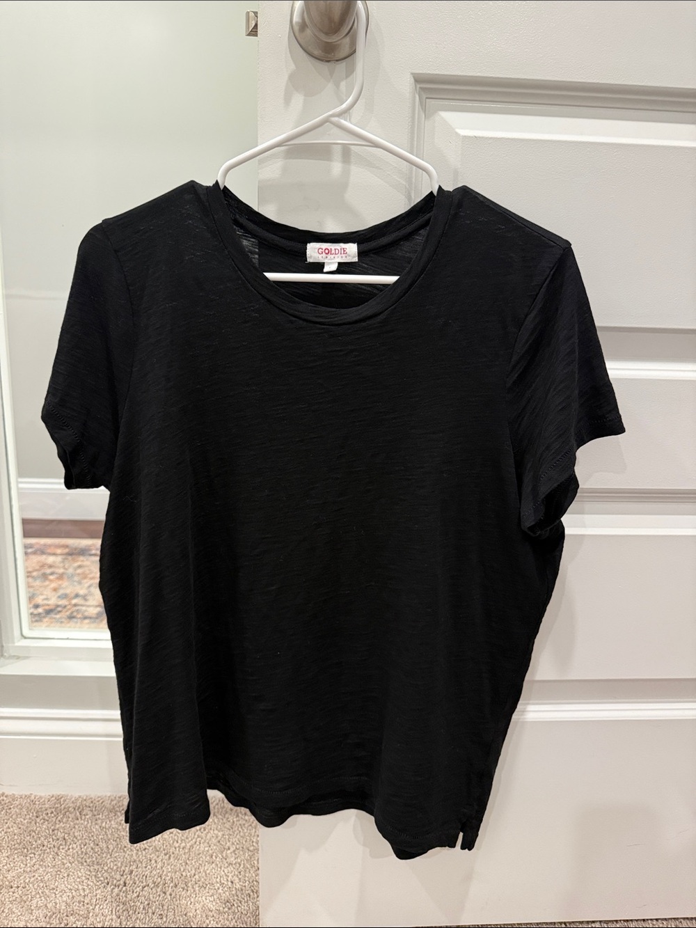 Goldie Black Short-Sleeve Crew Tee